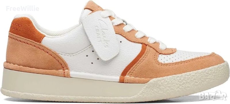 Оригинални Дамски Маратонки Clark's Craft Cup Court Sandstone Combi, снимка 1