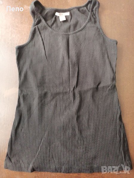 Рипсен памучен потник, снимка 1