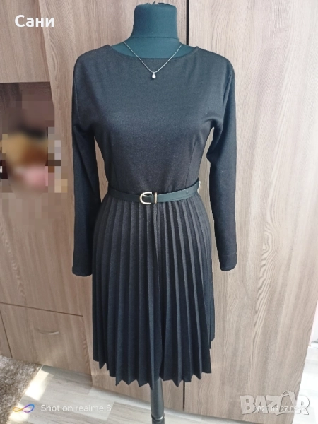 Черна рокля 👗 солей, снимка 1