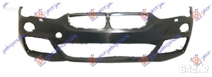 броня предна M-SPORT за BMW X1 (F48) 15-19 , снимка 1