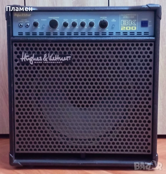 Немски китарен усилвател кубе 200 вата с 15 инчов говорител и HF horn., снимка 1