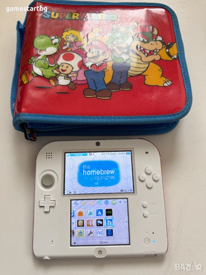 Nintendo 2DS white - хакнато с 32GB карта, снимка 1