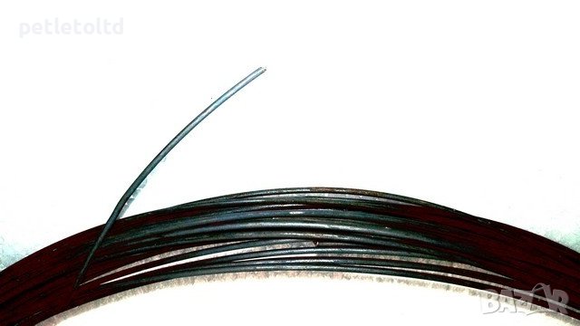 Тел черна горена Ф 3 мм (топче 5 кг), снимка 1