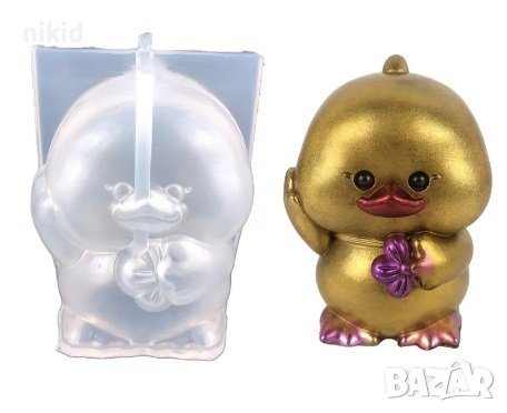 3d Грамадно пате силиконов молд форма фондан гипс шоколад декор, снимка 1