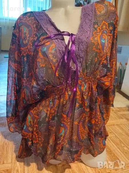 Подарявам!Феерична секси блузка много тънка материя, снимка 1