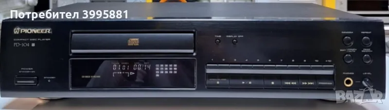 CD плеър Pioneer, mod. PD-104
, снимка 1