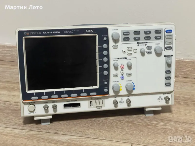 Осцилоскоп GW-INSTEK GDS-2102А - 100MHz, снимка 1