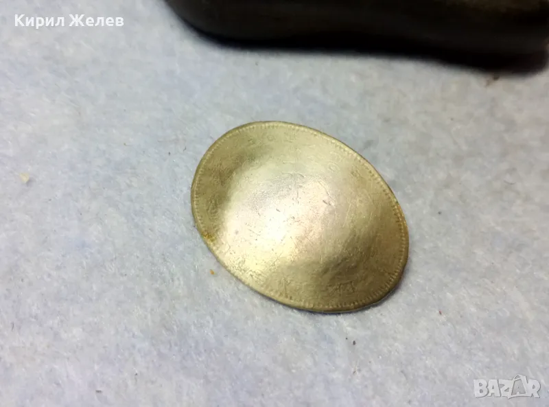 Старинно СРЕБЪРНО КОПЧЕ ВИСОКА ПРОБА СРЕБРО РЪЧНО ИЗРАБОТЕНО от СТАРА СРЕБЪРНА МОНЕТА 48593, снимка 1