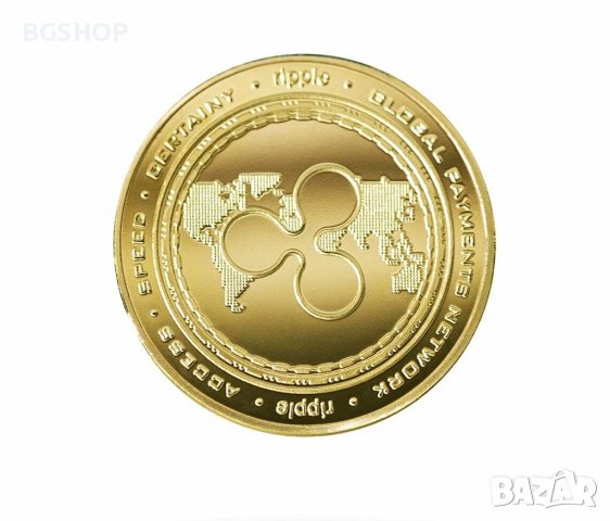 Ripple Coin / Рипъл монета ( XRP ) 2021 - Gold, снимка 2 - Нумизматика и бонистика - 39116009