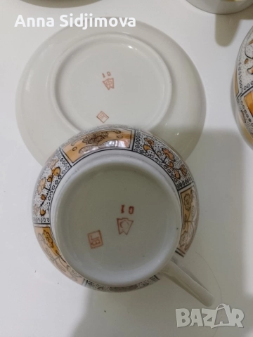 Руски порцелан сервиз за чай , снимка 2 - Сервизи - 51706009