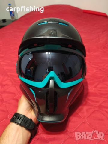 Ски/сноуборд каса Ruroc XL + bluetooth Интегрирани слушалки, снимка 2 - Зимни спортове - 52800229