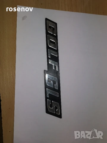Емблема Фолксваген голф 1 гти logo vw golf1 gti , снимка 5 - Части - 50735188