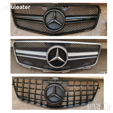 Решетка/маска с емблема за W204/W212/W207/W203 различни видове, снимка 3 - Аксесоари и консумативи - 46910600
