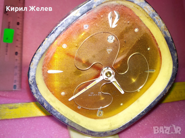 SHANGHAI CHINA Стар РЯДЪК КОЛЕКЦИОНЕРСКИ РЕТРО МЕХАНИЧЕН КИТАЙСКИ БУДИЛНИК ШАНХАЙ 30822, снимка 11 - Антикварни и старинни предмети - 44548944