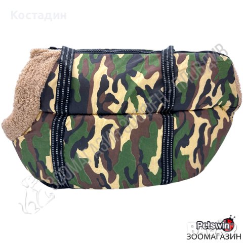 Чанта за Пренасяне на Куче/Коте - 52см/24см/27см - Камуфлажна разцветка, снимка 2 - За кучета - 25768475