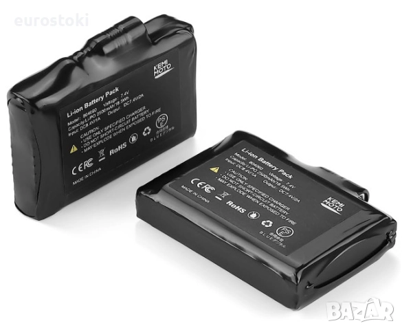 KEMIMOTO 7.4 V 2500 mAh батерия за отопляеми ръкавици, снимка 2 - Спортна екипировка - 52776771
