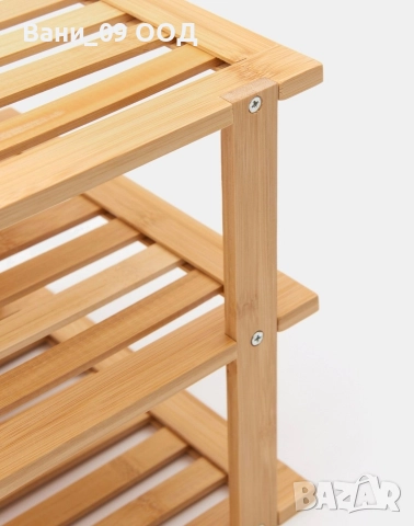 Кухненски органайзер от бамбук, снимка 3 - Аксесоари за кухня - 52823406