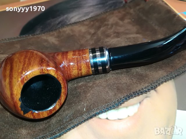 ЛУКСОЗНА ЛУЛА-ГЛАНЦ С ЛОГО И КЕЙС ОТ ПЛЮШ 1204231724, снимка 13 - Лули - 40349123