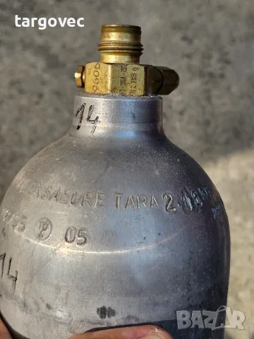 Малка co2 бутилка алуминиева , снимка 2 - Други инструменти - 55783844