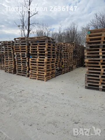 Палети тъмно Евро и скари, снимка 6 - Индустриална техника - 49568413