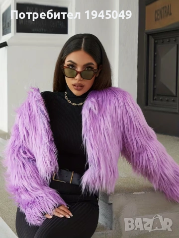 Дамски Зимен Кожух (С размер), снимка 2 - Якета - 53663472