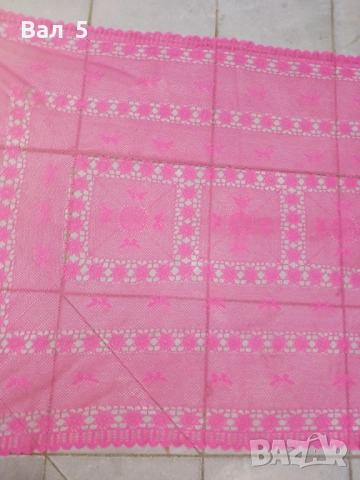 Голяма плетена на една кука покривка за маса 120 / 190 см, снимка 3 - Антикварни и старинни предмети - 52295469