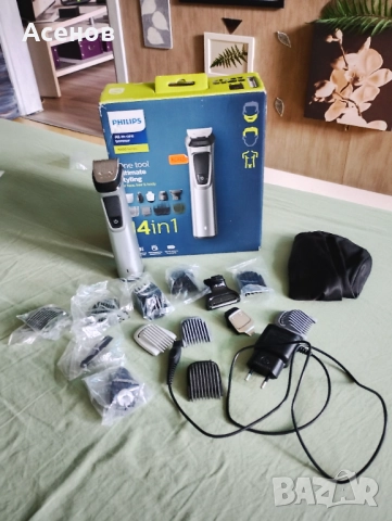 Мултифункционален тример за брада, коса и тяло 14in1 Серия 7000