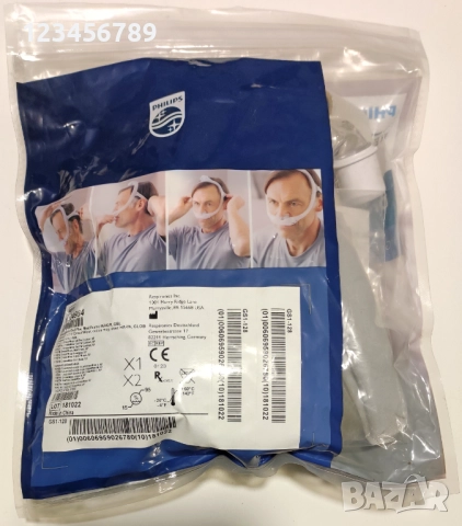 Philips Respironics DreamWear Gel Pillows - Назална маска с гелови възглавнички, снимка 10 - Медицински консумативи - 52497742