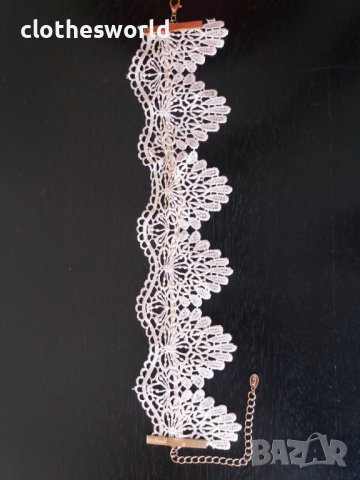 Бяло дантелено колие, снимка 7 - Колиета, медальони, синджири - 40955516