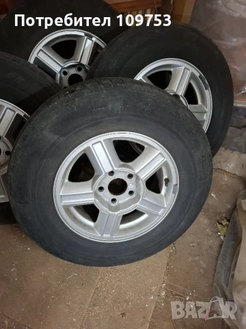 4 бр. Алуминиеви джанти 15'' за SUVs + гуми, снимка 2 - Гуми и джанти - 51155588