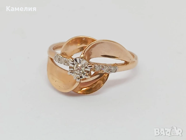 Руско злато , снимка 2 - Пръстени - 53281988