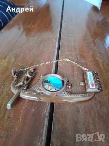 Стар сувенирен термометър #13