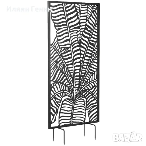 Outsunny Параван за стая 65 x 130 см, свободностоящ,, снимка 10 - Паравани - 56240935