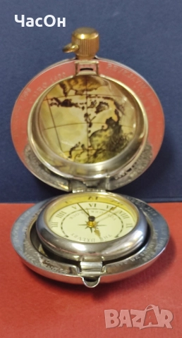 Винтидж DALVEY VOYAGER CLOCK, made in Scotland, снимка 6 - Антикварни и старинни предмети - 52256376