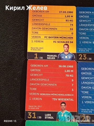 Колекционерски картички на футболисти ДЖЕРОМ БОАТЕНГ,МАРКО РЕУС,ЛЕРОЙ САНЕ 13676, снимка 10 - Колекции - 51703317