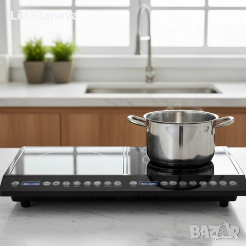 Двоен индукционен котлон Home Star HS-IND2002. , снимка 6 - Котлони - 53058220
