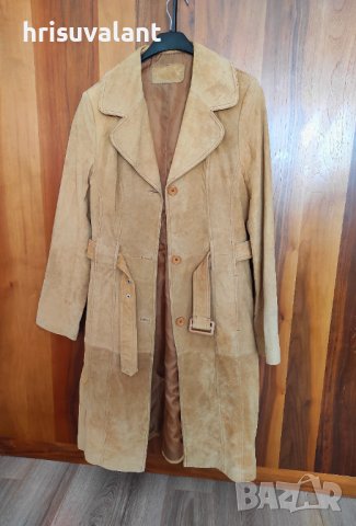 Естествена кожа шлифер , снимка 3 - Палта, манта - 39917826