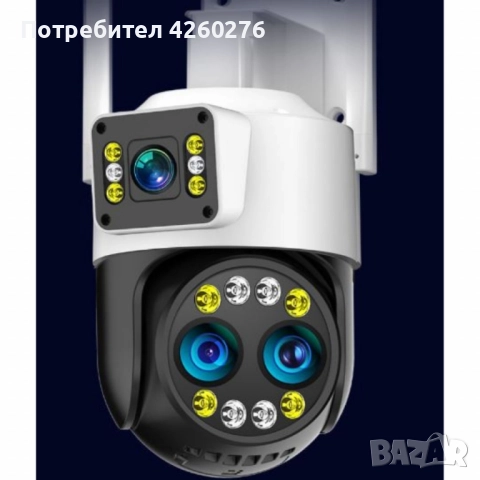 Високотехнологична външна камера за наблюдение с интелигентно нощно виждане., снимка 2 - HD камери - 52108406