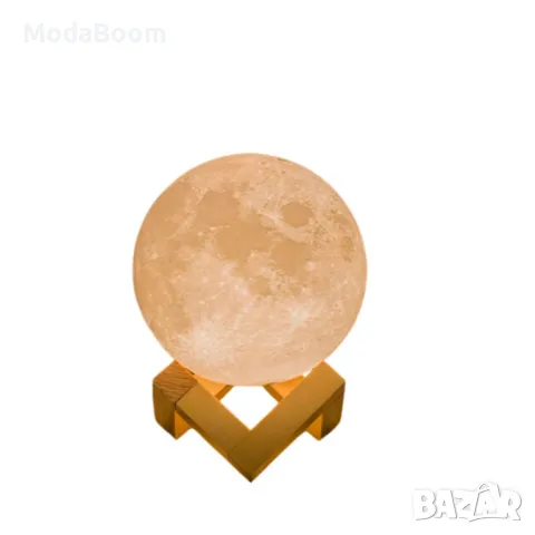 Нощна лампа или арома дифузер, луна 3 в 1, снимка 6 - Други - 48318000