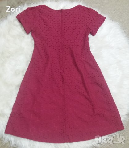 РАЗКОШНА дантелена рокля в нежен малинов цвят , снимка 4 - Рокли - 41771460