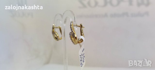 Златни обеци-3,25гр/14кр, снимка 5 - Обеци - 40885559