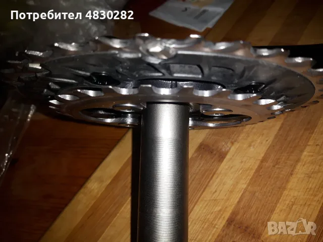 Курбел Две скорости - Crank Double Shimano XT, снимка 9 - Части за велосипеди - 55742532