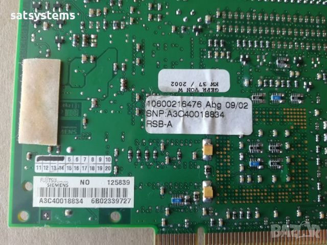 Fujitsu Siemens Primergy Remote View Card A3C40018834 PCI, снимка 8 - Други - 36436810