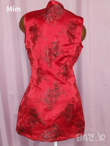 Cottelli Collection M /L Китайска червена,ориенталска рокля , снимка 6 - Рокли - 52787241