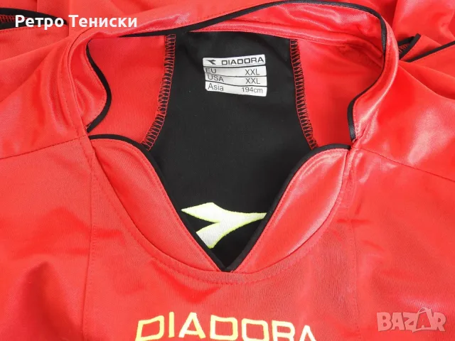 Тениска • Diadora • червено • размер XXL • Мъже, снимка 4 - Тениски - 56314975