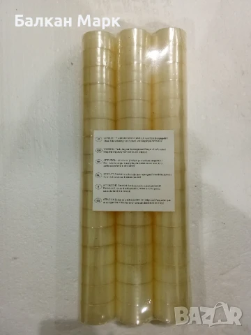 Прозрачно тиксо – 48 ролки в опаковка,18мм х 8м, снимка 2 - Други стоки за дома - 50779039