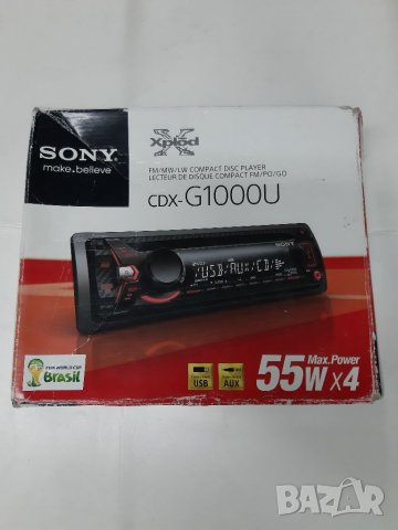Авто cd плейър SONY G1000U, снимка 3 - Аудиосистеми - 40024828