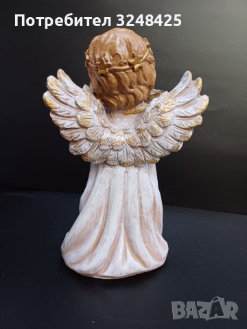 Висок виолетов ангел от висококачествен полирезин, снимка 8 - Статуетки - 42689900