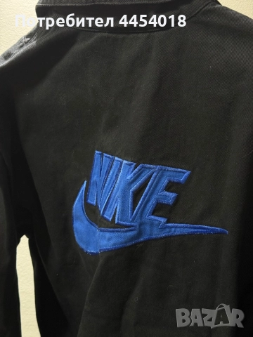 Ретро Nike горнище с голямо Swoosh лого, снимка 4 - Спортни дрехи, екипи - 52298773