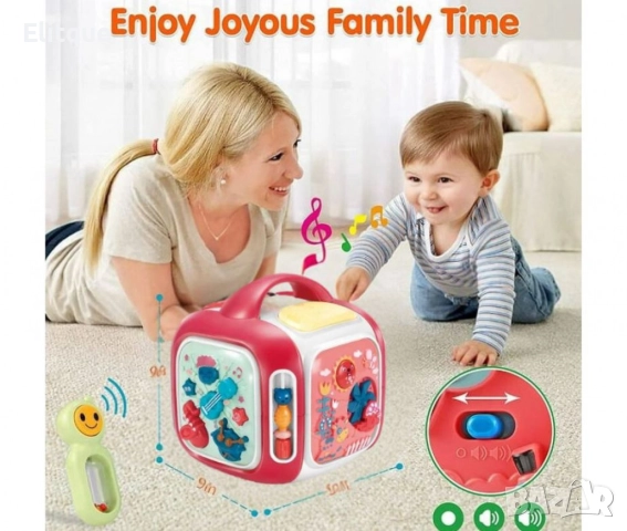 Мултифункционален музикален и образователен детски куб / Език: Английски;, снимка 5 - Музикални играчки - 52815080